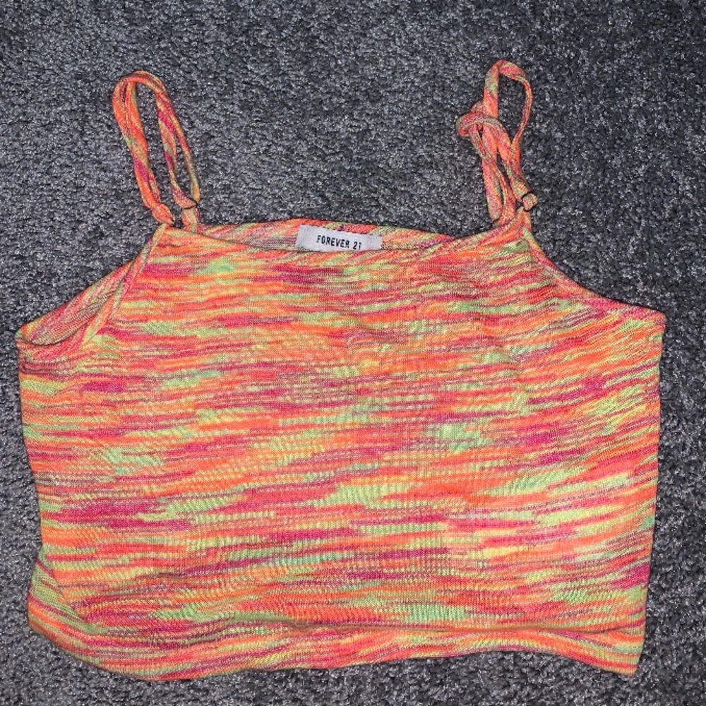 Neon crop top